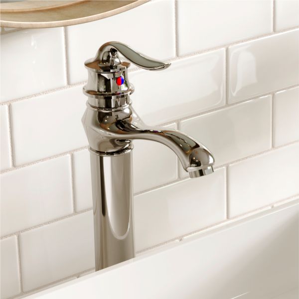 Dartford Single Hole Single Handle Bathroom Faucet with Matching Pop-up Drain In Chrome