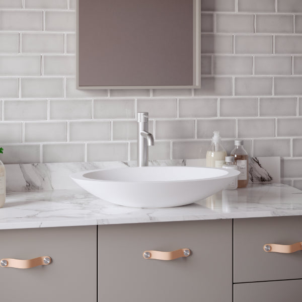 Tryst Single Hole Single Handle Bathroom Faucet with Matching Pop-up Drain In Stainless Steel