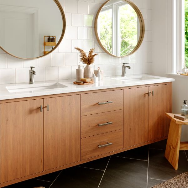 Woodburn Single Hole Single Handle Bathroom Faucet with Matching Pop-Up Drain In Stainless Steel