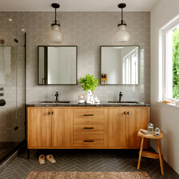 Woodburn Single Hole Single Handle Bathroom Faucet with Matching Pop-Up Drain In Matte Black