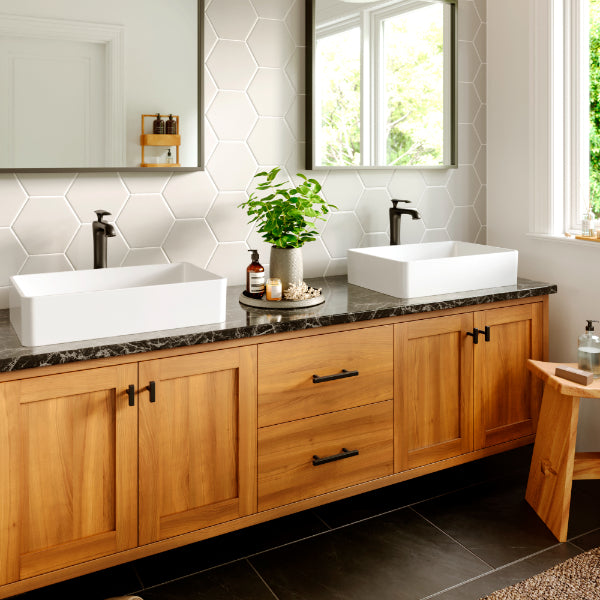 Woodburn Single Hole Single Handle Bathroom Faucet with Matching Pop-Up Drain In Matte Black