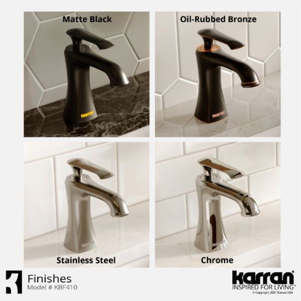 Woodburn Single Hole Single Handle Bathroom Faucet with Matching Pop-Up Drain In Oil-Rubbed Bronze