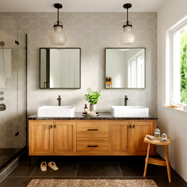 Woodburn Single Hole Single Handle Bathroom Faucet with Matching Pop-Up Drain In Matte Black