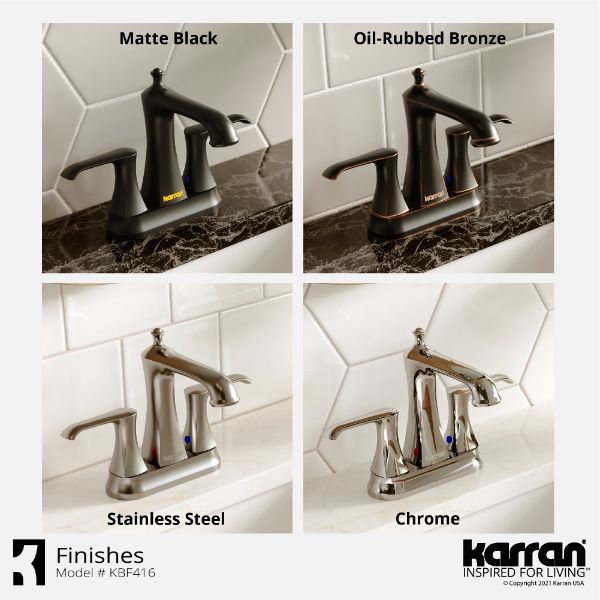 Woodburn Two-Hole 2-Handle Bathroom Faucet with Matching Pop-Up Drain In Oil-Rubbed Bronze