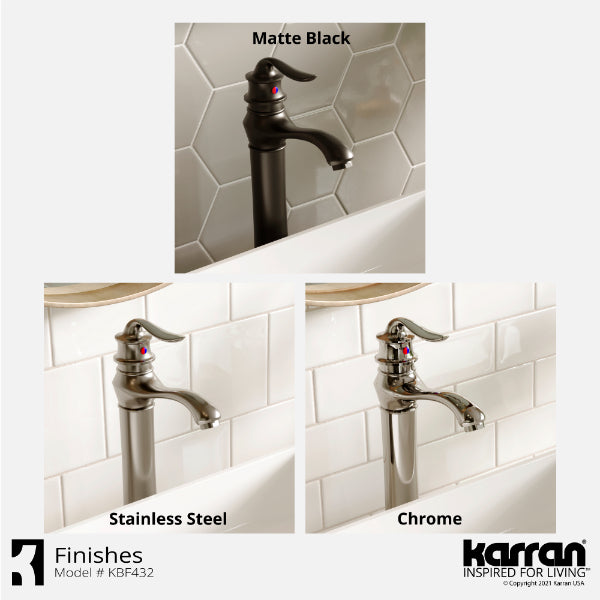 Dartford Single Hole Single Handle Bathroom Faucet with Matching Pop-up Drain In Matte Black