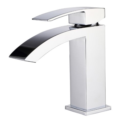 Ratel Single Handle Bathroom Faucet 6 3/10" x 6 2/3" Brushed Nickel