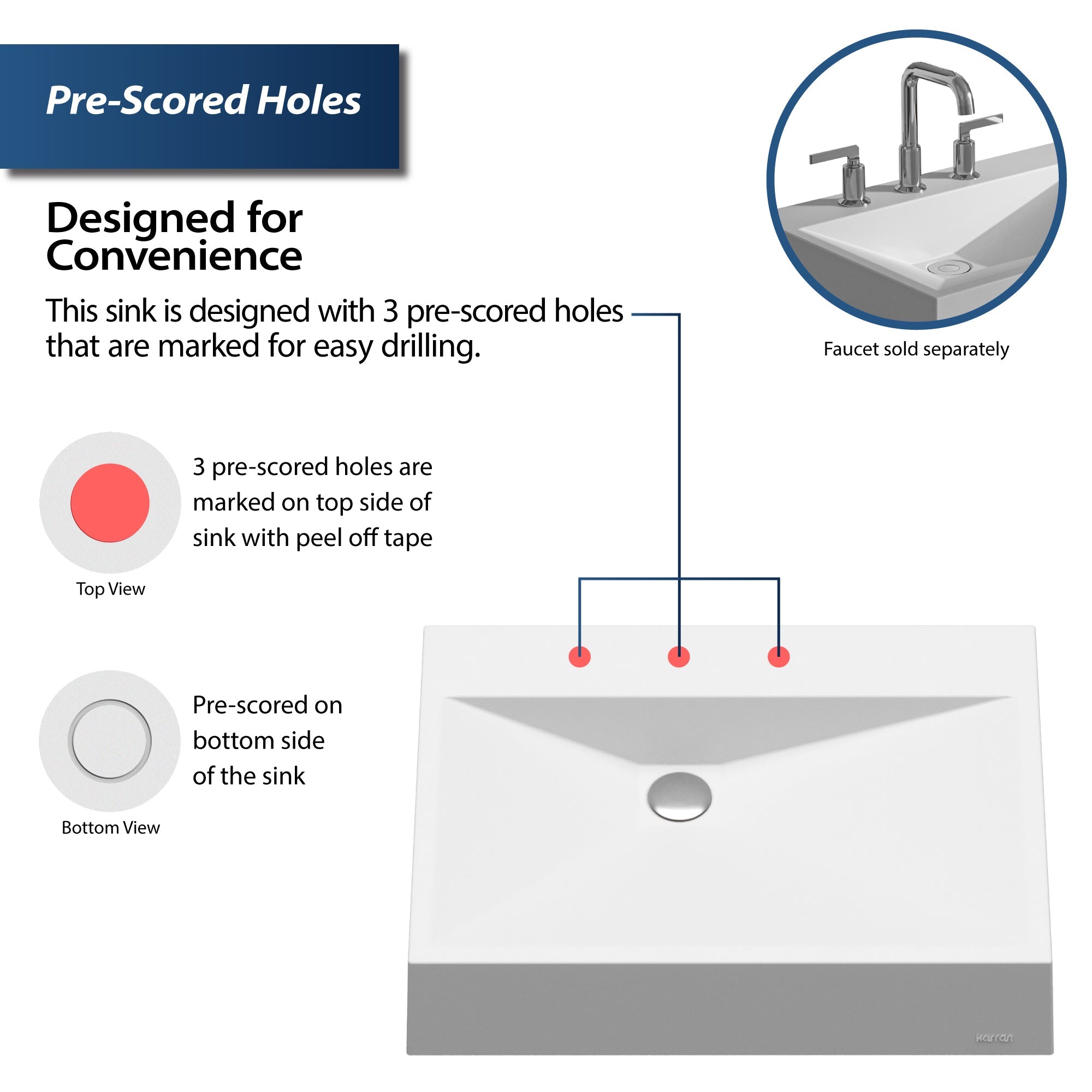 24-1/4" Vessel Quartz Composite Bathroom Sink In Grey