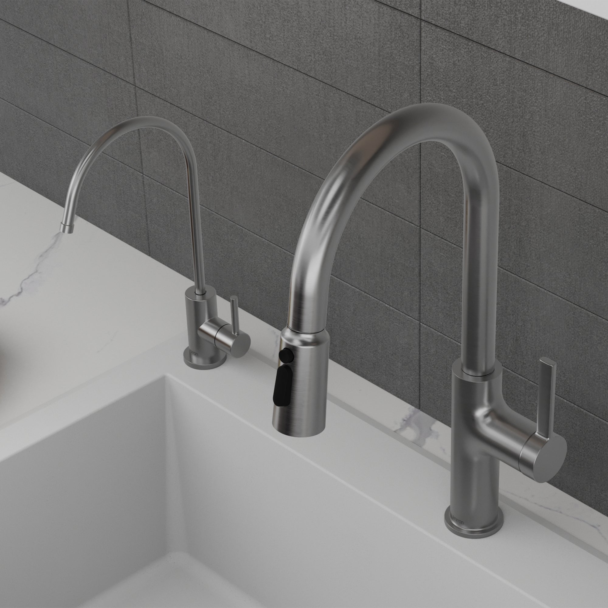 Kestrel Single Handle Beverage Faucet In Spot-Free Stainless Steel