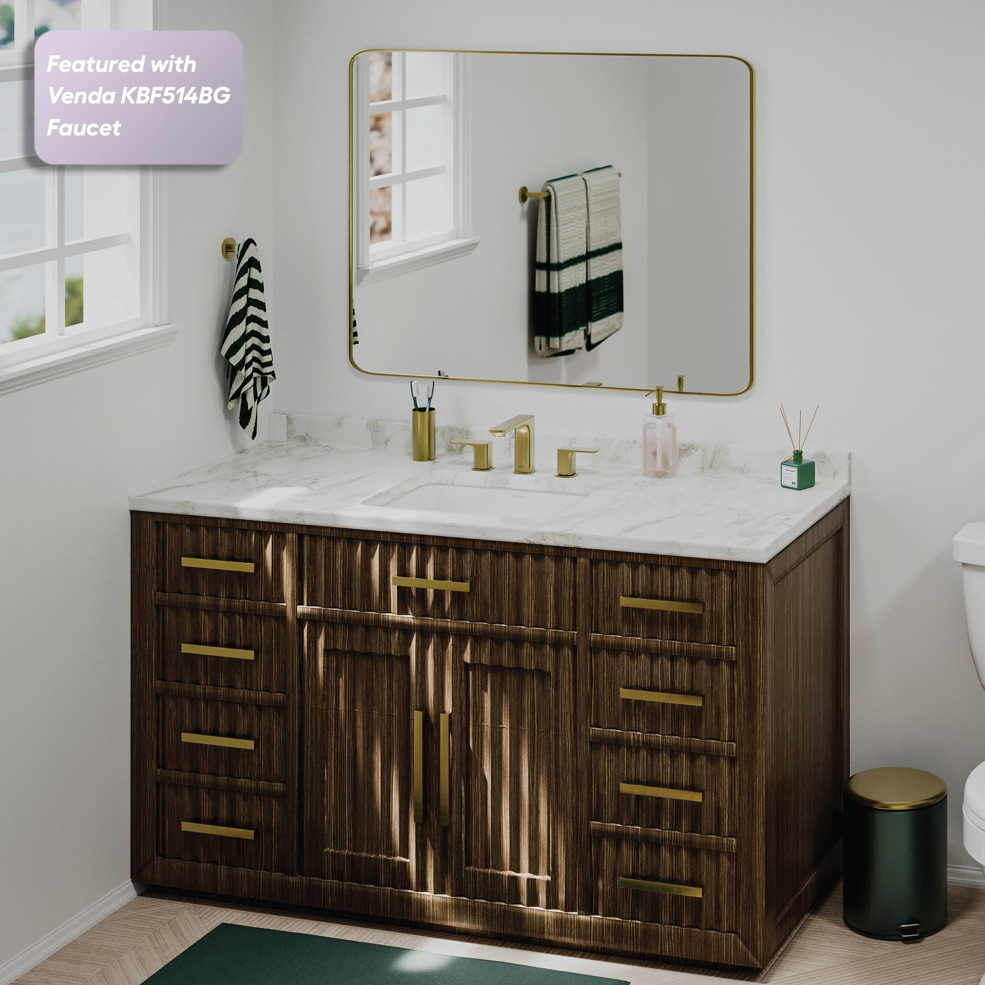 Valera 20" Rectangular Undermount Vitreous China Bathroom Sink In White