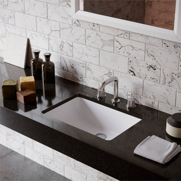 Tryst Widespread Three-Hole 2-Handle Bathroom Faucet with Matching Pop-up Drain In Chrome