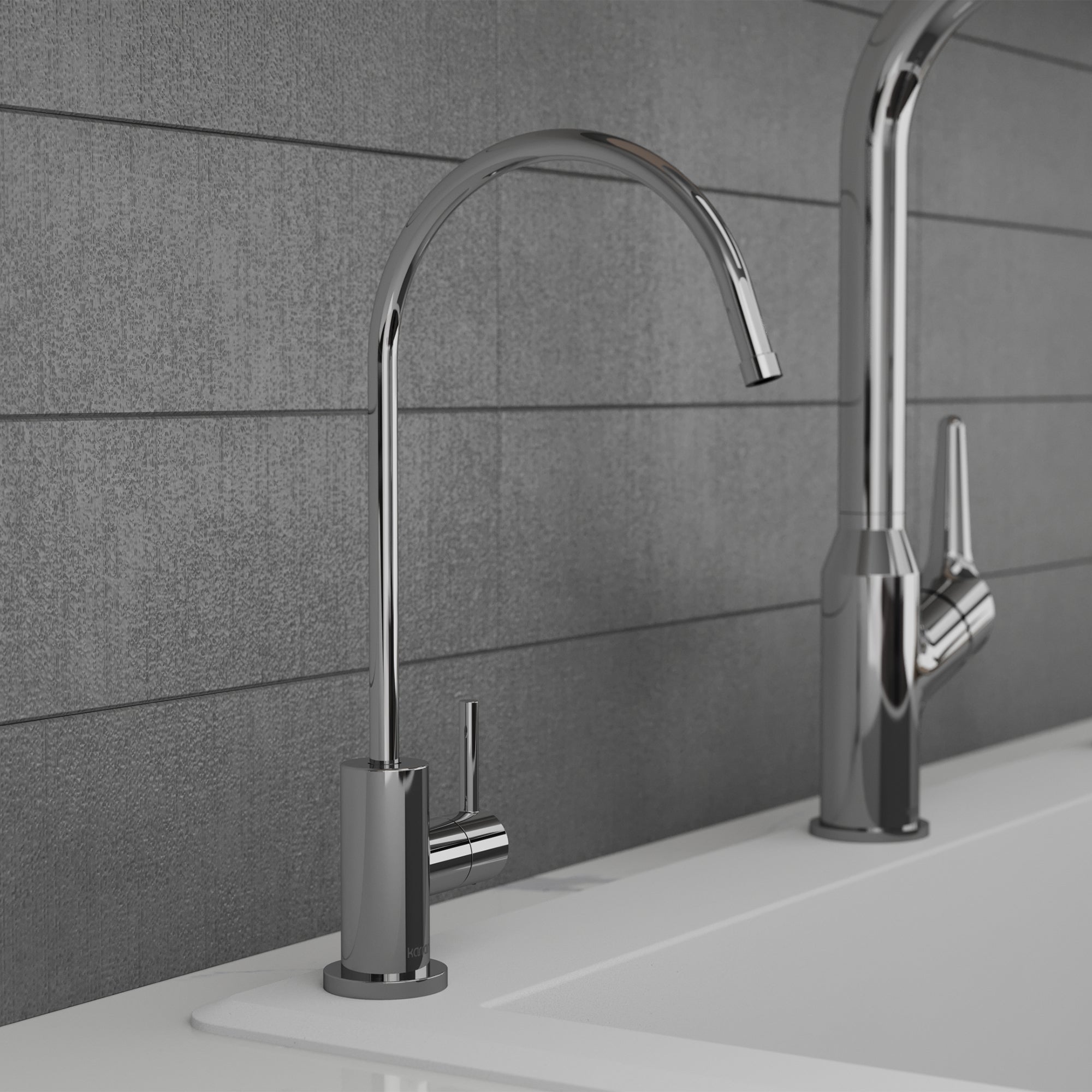 Kestrel Single Handle Beverage Faucet In Chrome