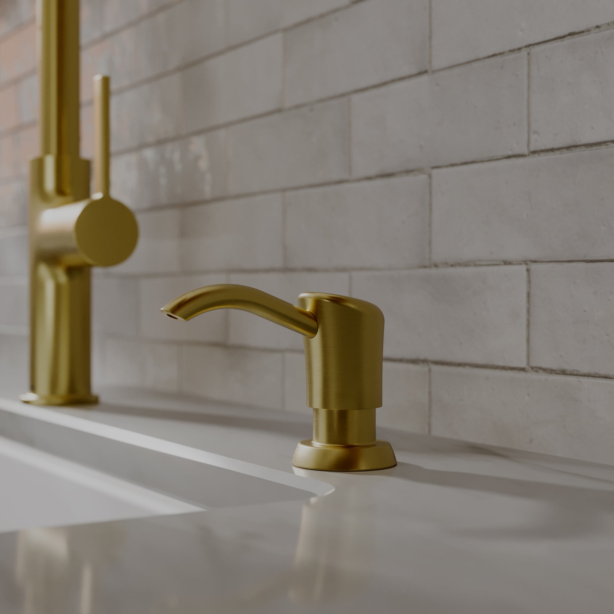 Karran SD45 Soap Dispenser In Spot-Free Brushed Gold