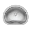 18" Seamless Undermount Stainless Steel Bathroom Sink