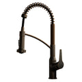 Scottsdale Single Hole Single Handle Pull-Down Sprayer Kitchen Faucet In Oil-Rubbed Bronze