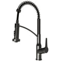 Scottsdale Single Handle Pull-Down Sprayer Commercial Style Kitchen Faucet In Spot-Free Gunmetal Grey