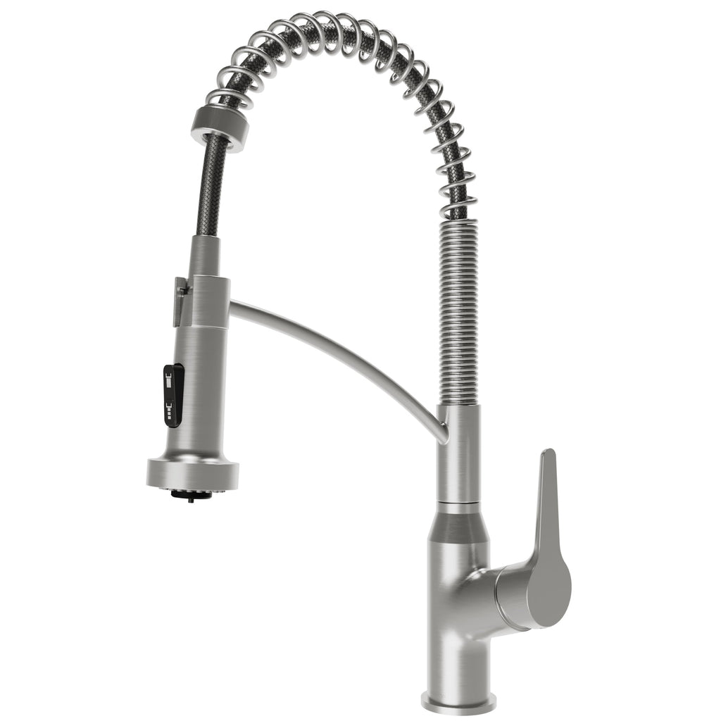 Scottsdale Single Handle Pull-Down Sprayer Commercial Style Kitchen Faucet In Spot-Free Stainless Steel