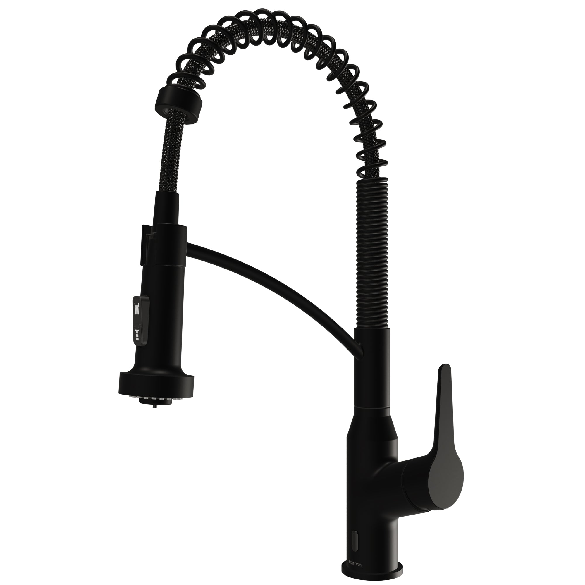 Scottsdale Single Handle Pull-Down Sprayer Touchless Kitchen Faucet In Matte Black