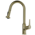 Scottsdale Single Handle Pull-Down Sprayer Kitchen Faucet In Spot-Free Champagne Bronze