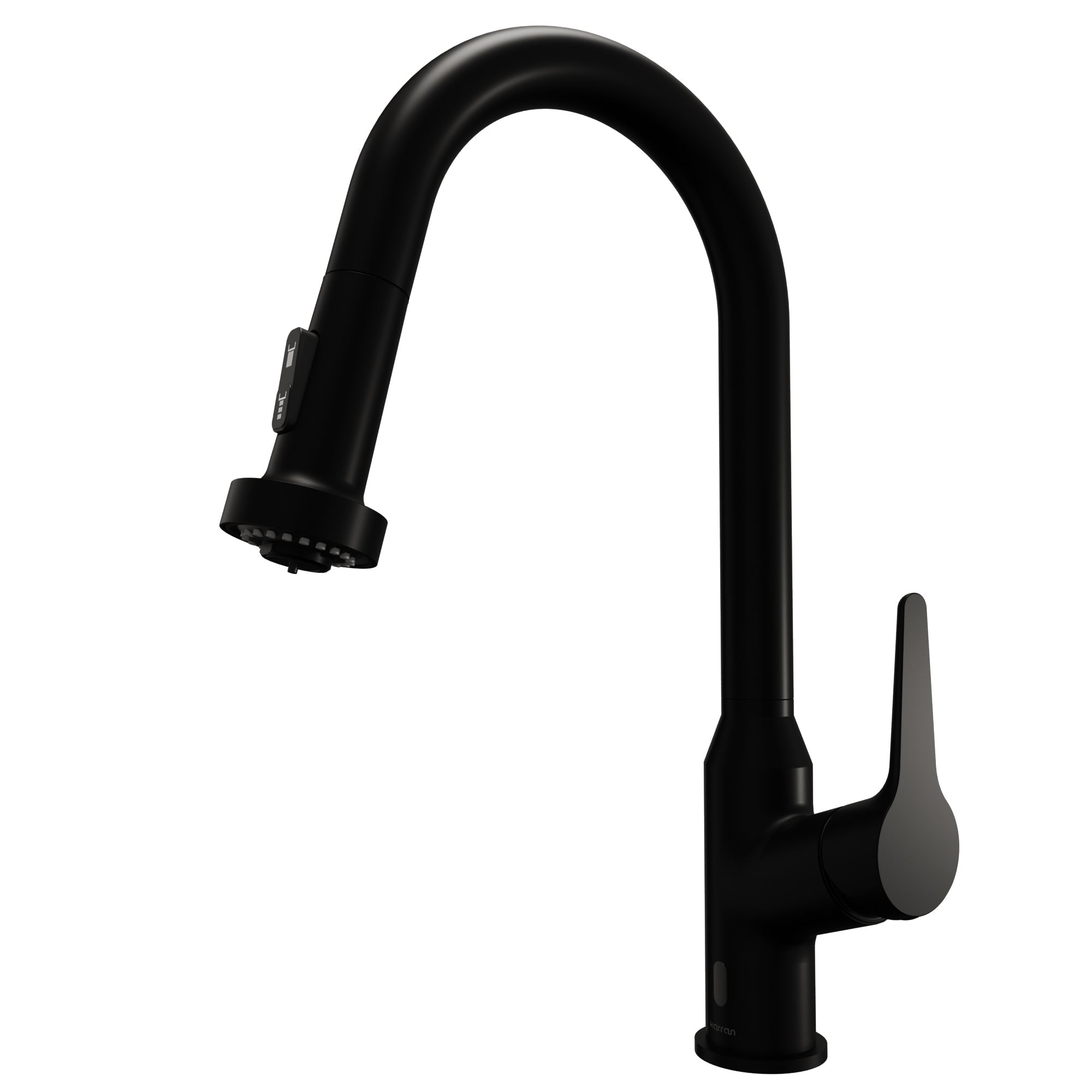 Scottsdale Single Handle Pull-Down Sprayer Kitchen Faucet In Matte Black