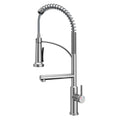 Adlington Single Hole Single Handle Pull-Down Sprayer Kitchen Faucet In Stainless Steel