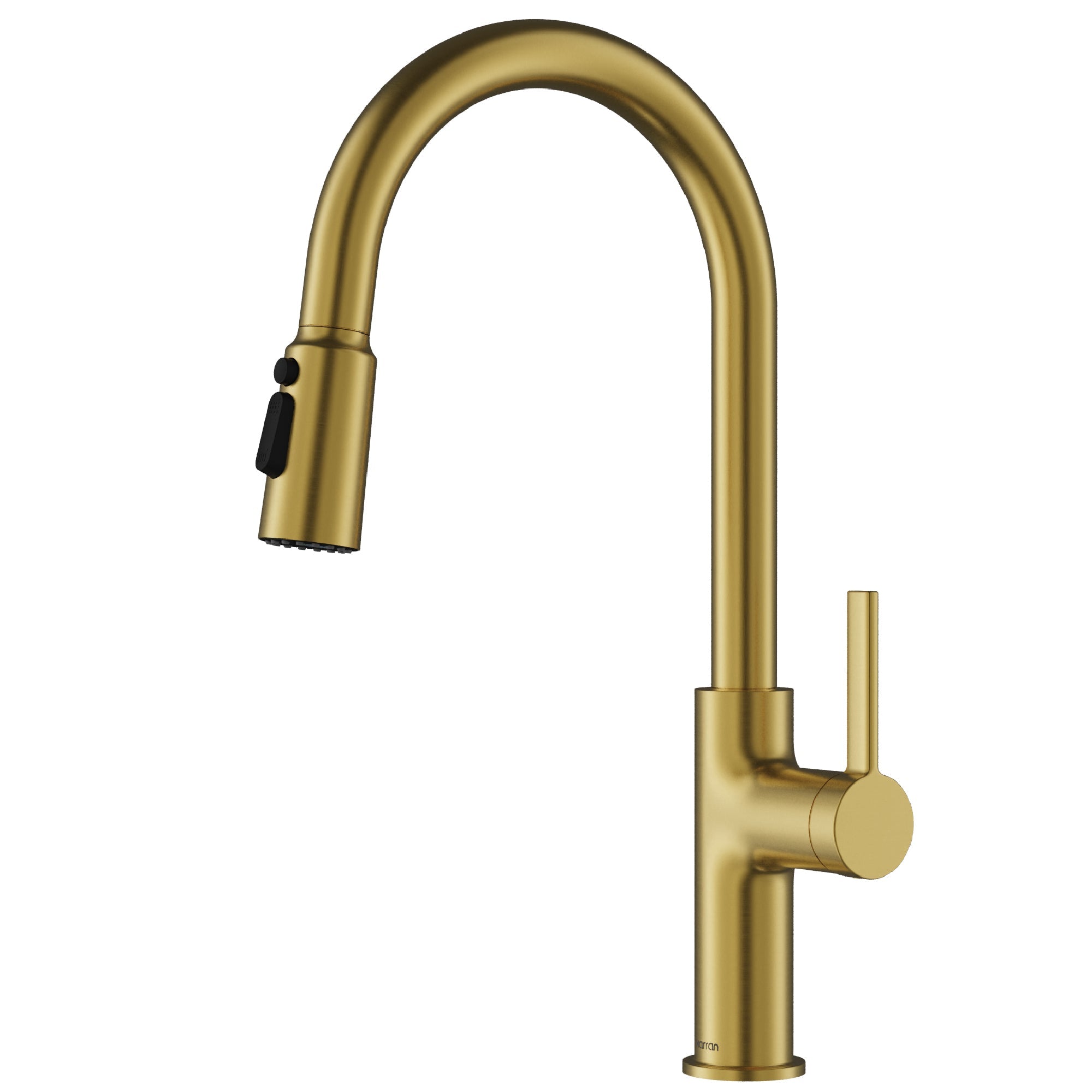 Stalbridge Single Handle Pull-Down Sprayer Kitchen Faucet In Spot-Free Brushed Gold