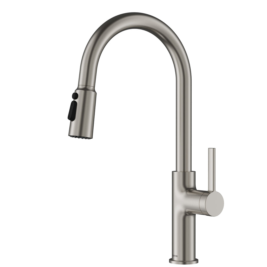 Stalbridge Single Handle Pull-Down Sprayer Kitchen Faucet In Spot-Free Stainless Steel