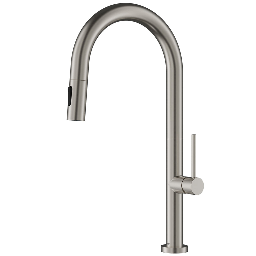 Brynford Single Handle Pull-Down Sprayer Kitchen Faucet In Spot-Free Stainless Steel