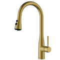 Faraday Pull-Down Sprayer Kitchen Faucet In Spot-Free Brushed Gold