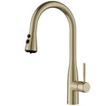Faraday Pull-Down Sprayer Kitchen Faucet In Spot-Free Champagne Bronze