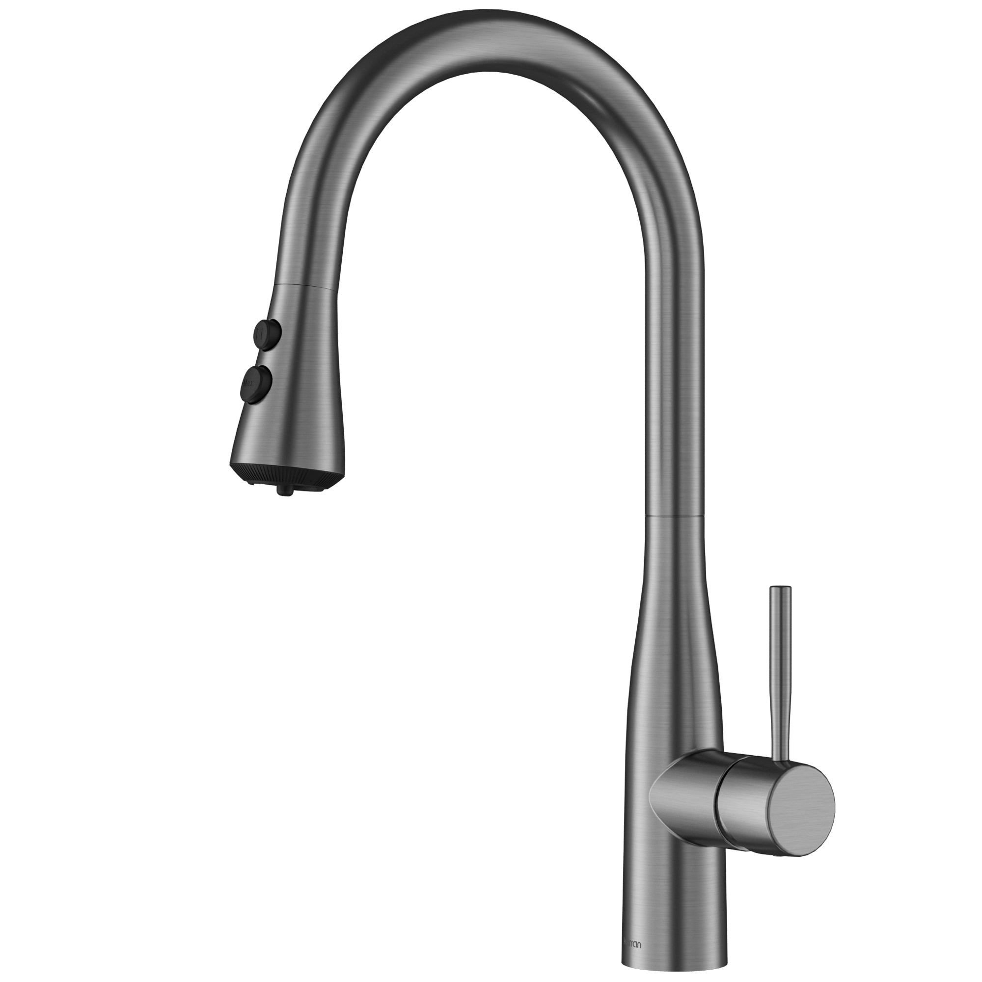 Faraday Pull-Down Sprayer Kitchen Faucet In Spot-Free Gunmetal Grey