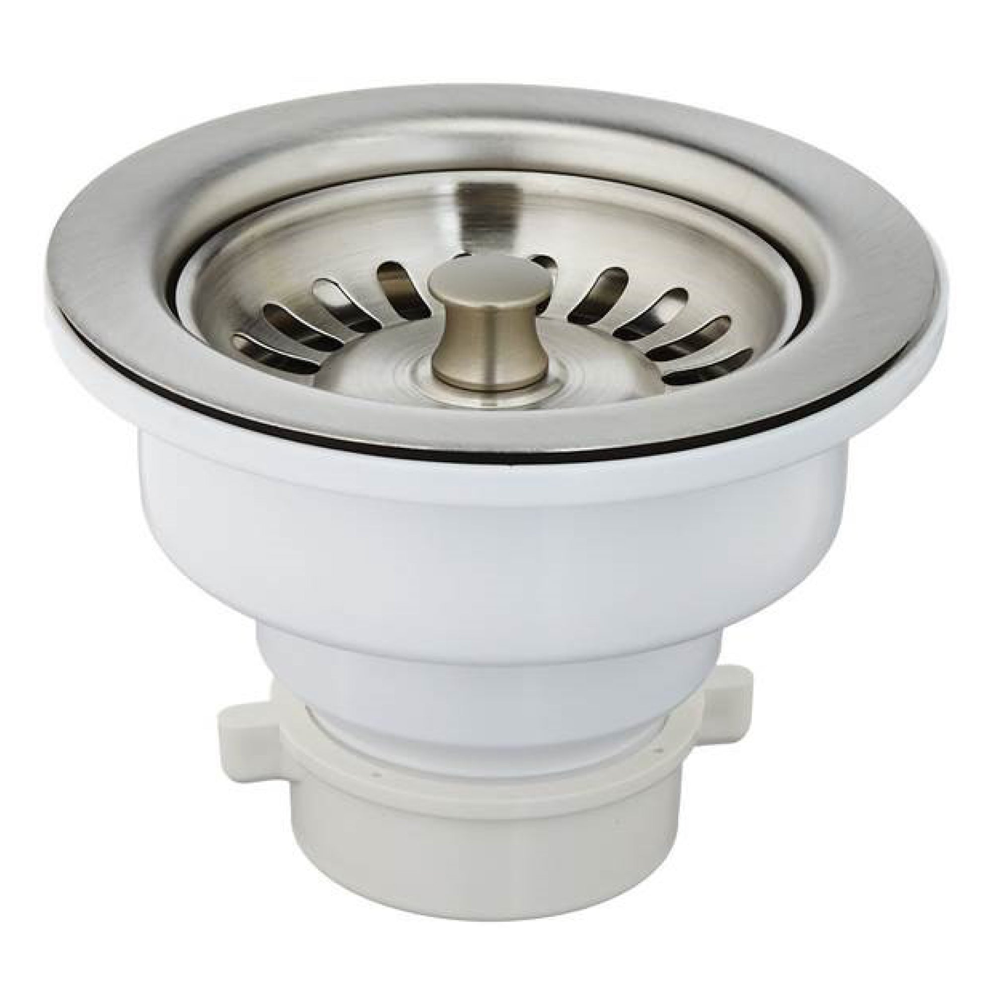 3-1/2" Basket Strainer In Stainless Steel