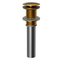 Pop-Up Bathroom Sink Drain In Gold