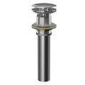 Pop-Up Bathroom Sink Drain with Overflow In Chrome