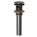 Pop-Up Bathroom Sink Drain with Overflow In Oil Rubbed Bronze