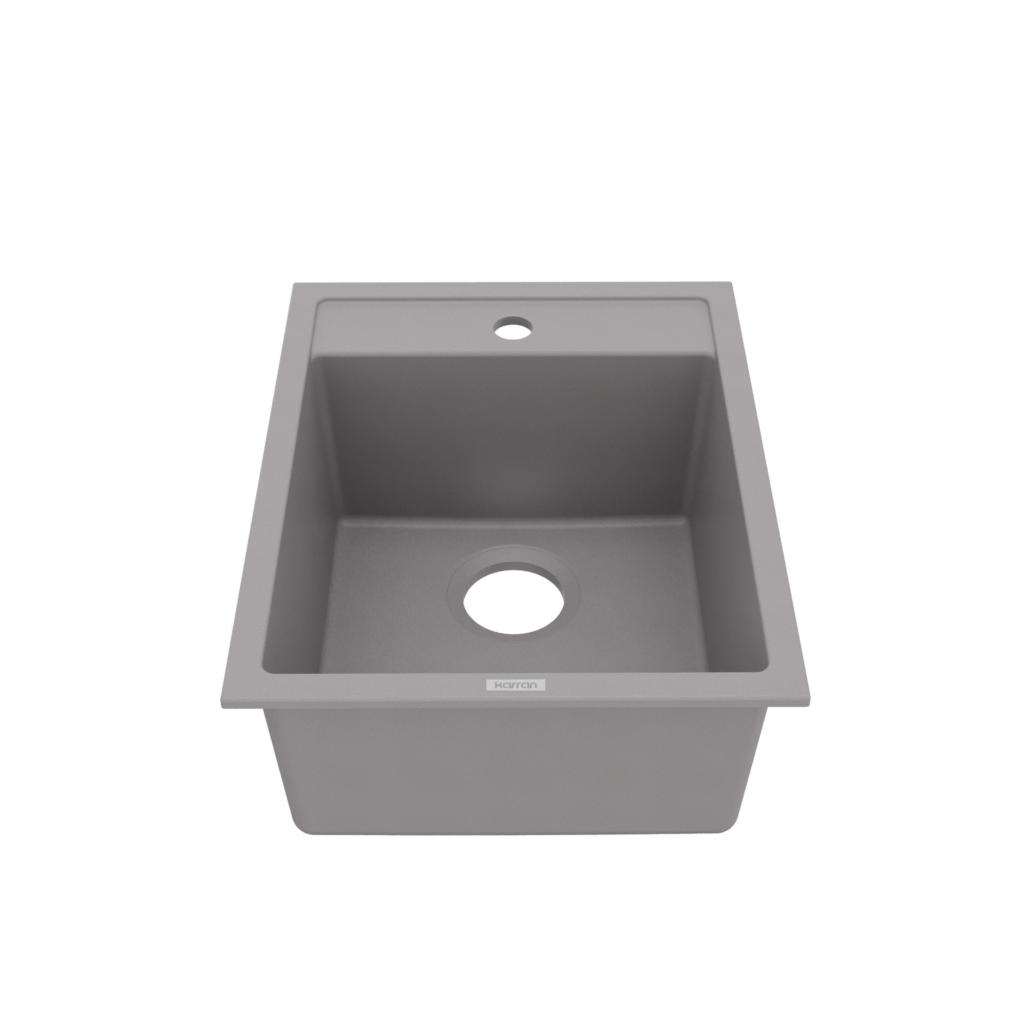 15-3/4" Top Mount Quartz Composite Bar/Prep Sink In Grey