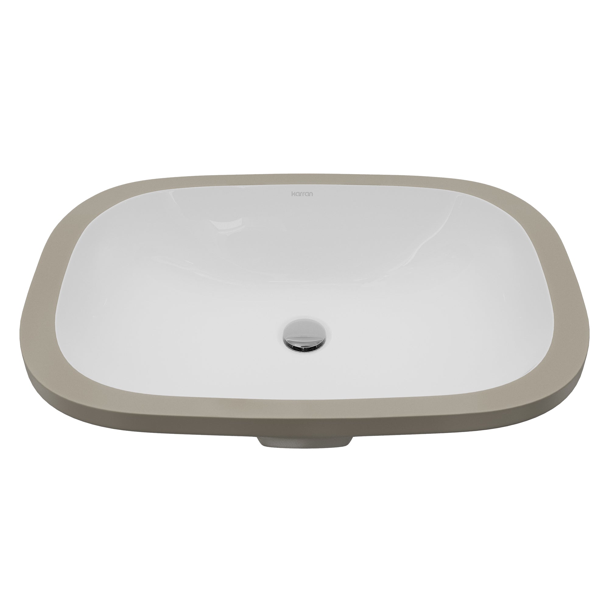 Valera 20" Oval Undermount Vitreous China Bathroom Sink In White