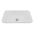 21" Top Mount Vitreous China Bathroom Sink In White