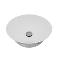 16" Vessel Vitreous China Bathroom Sink In White