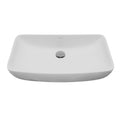 24" Vessel Vitreous China Bathroom Sink In White