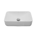 19" Vessel Vitreous China Bathroom Sink In White