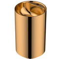 16-1/2" Pedestal Stainless Steel Bathroom Sink In Brushed Copper