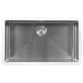 32-1/2" Seamless Undermount Large Single Bowl Stainless Steel Kitchen Sink