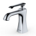 Woodburn Single Hole Single Handle Bathroom Faucet with Matching Pop-Up Drain In Chrome