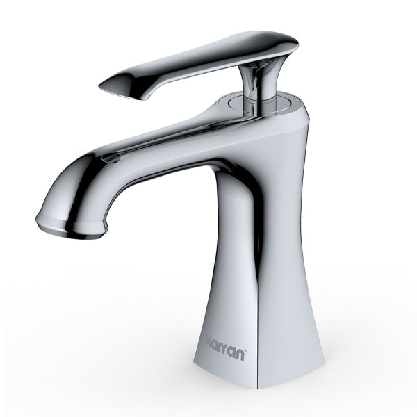 Woodburn Single Hole Single Handle Bathroom Faucet with Matching Pop-Up Drain In Chrome