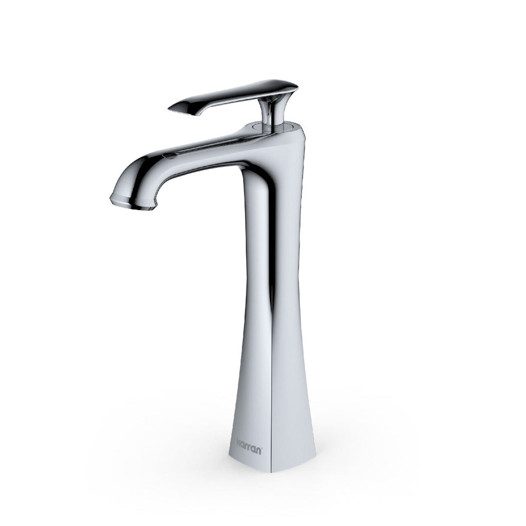 Woodburn Single Hole Single Handle Bathroom Faucet with Matching Pop-Up Drain In Chrome