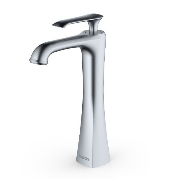 Woodburn Single Hole Single Handle Bathroom Faucet with Matching Pop-Up Drain In Stainless Steel