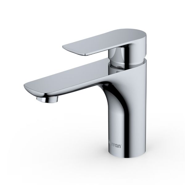 Kayes Single Hole Single Handle Bathroom Faucet with Matching Pop-up Drain In Chrome