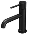 Tryst Single Hole Single Handle Bathroom Faucet with Matching Pop-up Drain In Matte Black