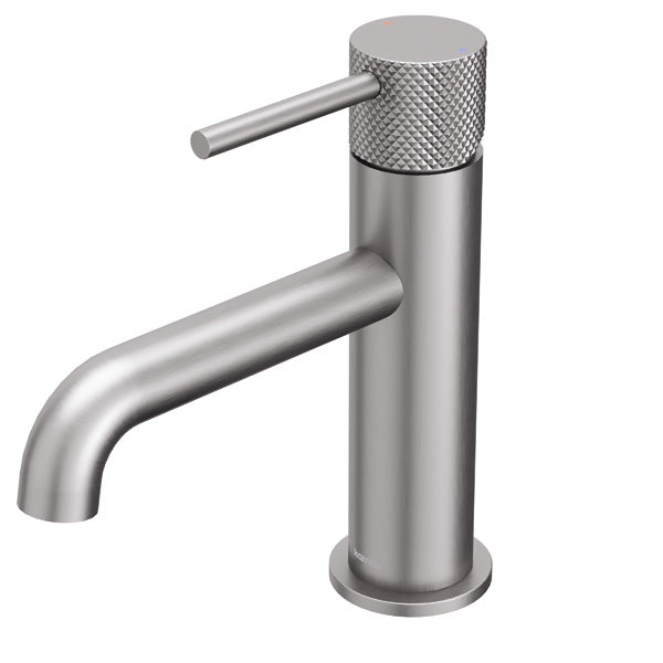 Tryst Single Hole Single Handle Bathroom Faucet with Matching Pop-up Drain In Stainless Steel