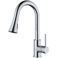 Weybridge Single Hole Single Handle Pull-Down Sprayer Kitchen Faucet In Chrome